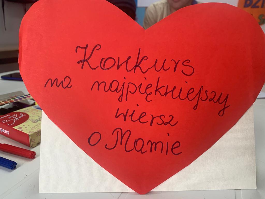 Konkurs na ?Najpiękniejszy wiersz dla Mamy?